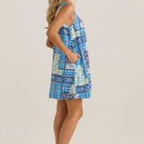 Isra Shift Dress - Sea Meadow