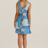 Isra Shift Dress - Sea Meadow