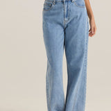 Nuala Wide Leg Jean - 90's Blue Wash