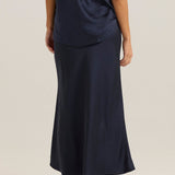 Jasper Slip Skirt - Navy