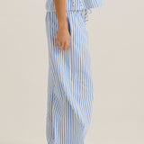 Aziza Pant - Blue/White Stripe