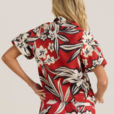 Anella Bubble Sleeve Blouse - Asperula Floral