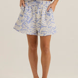 Kaia Short - Blue/White Stripe
