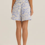 Kaia Short - Blue/White Stripe