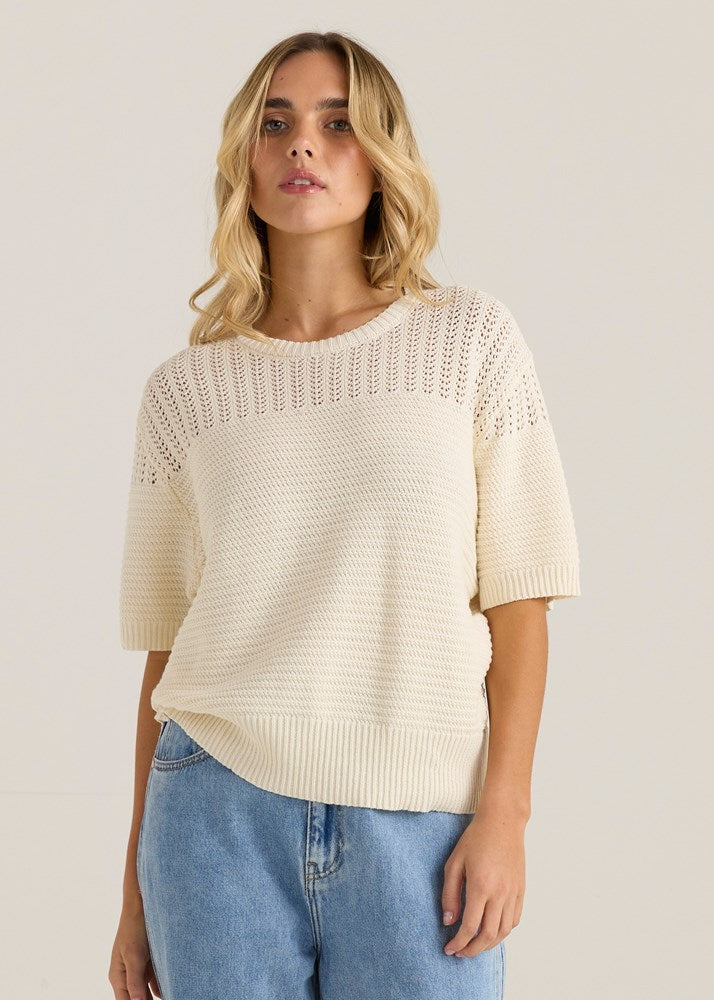 Cherri Tee - Cream