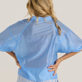 Wilder Seam Blouse - Cornflower