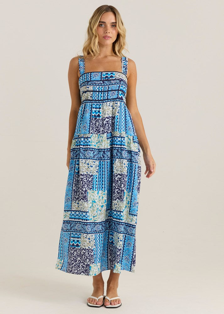 Isra Midi Dress - Sea Meadow