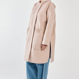 Maxi Hooded Coat - Soft Oat