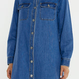 Aveline Denim Shirt Dress