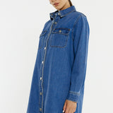 Aveline Denim Shirt Dress