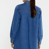 Aveline Denim Shirt Dress