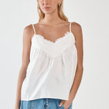 Primrose Lace Cami - White