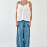 Primrose Lace Cami - White