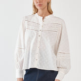 Eleri Lace Blouse - White