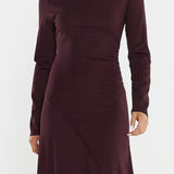 Jade Seamed Jersey Dress