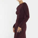 Jade Seamed Jersey Dress