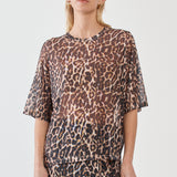 Oxley Print Mesh Tee - Animal