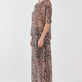 Oxley Print Mesh Tee - Animal