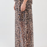 Oxley Print Mesh Skirt - Animal