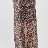 Oxley Print Mesh Skirt - Animal