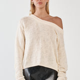 Kiara Asymmetric Knit - Cream