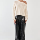 Kiara Asymmetric Knit - Cream