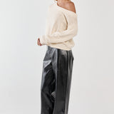 Kiara Asymmetric Knit - Cream
