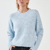 Marli Boxy Rib Knit - Pale Blue