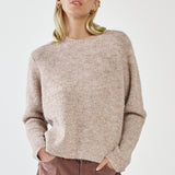 Marli Boxy Rib Knit - Multi Fawn