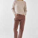 Marli Boxy Rib Knit - Multi Fawn