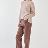 Marli Boxy Rib Knit - Multi Fawn