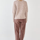 Marli Boxy Rib Knit - Multi Fawn