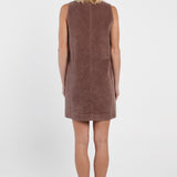 Parco Cord Shift Dress - Mushroom