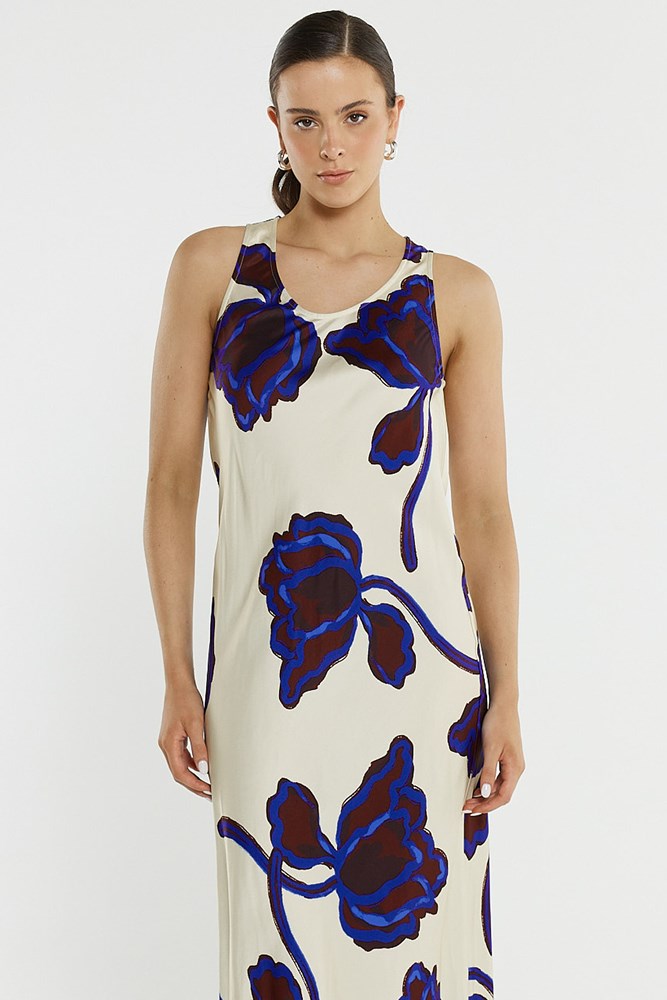 Jade Satin Slip Dress