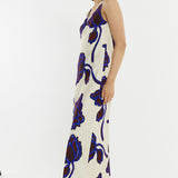Jade Satin Slip Dress