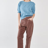 Parco Cord Straight Jean - Mushroom