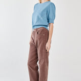 Parco Cord Straight Jean - Mushroom