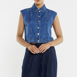 Christian Denim Vest