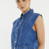 Christian Denim Vest