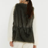 Riya Fur Gilet