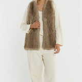 Riya Fur Gilet