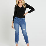 Serena Vee Top - Black