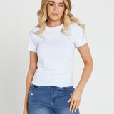 Chloe Basic Tee - White
