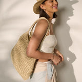 Solana Summer Tote Bag - Beige