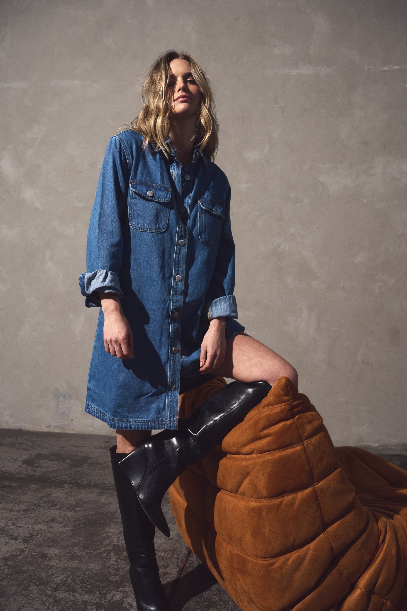 sass denim dress Sass Denim Ainsley Dress