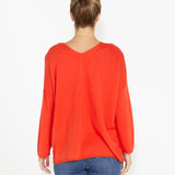 Angelina Reversible Knit - Red
