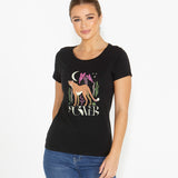 Kingsley Printed Tee - Black