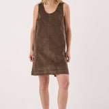 Parco Cord Shift Dress - Mushroom