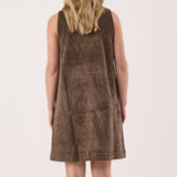 Parco Cord Shift Dress - Mushroom