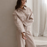 Reece Jacket - Tan Wash